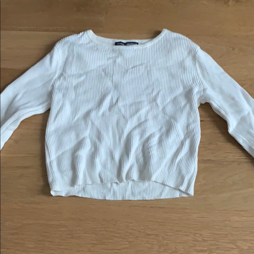 Long sleeve cropped shirt